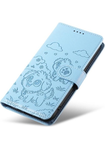 iPhone 6 Plus Sevimli Karikatür Köpek Manyetik Deri Kapaklı Koruyucu Telefon Kılıfı Cüzdan Kart Tutucu Bilek Kayışı (Yurt Dışından) fırsatları