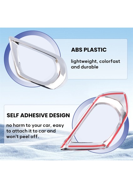 Subaru Forester Sj 2014 2015 2016 Için Krom Ön Sis Farı Lambası Tampon Sis Farı Kapağı Trim Çerçeve Araç Şekillendirme Kalıbı (Yurt Dışından) indirimleri