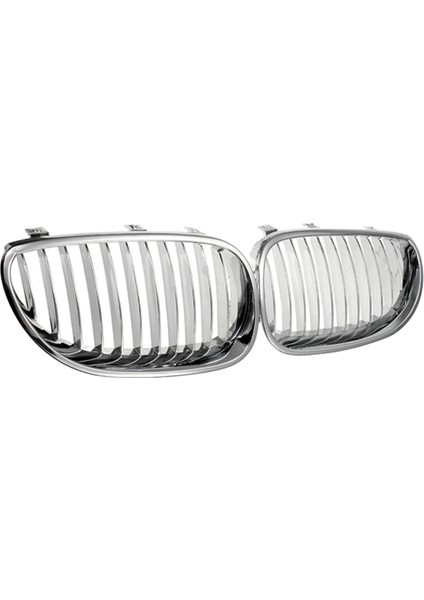 Bmw E60 E61 5 Serisi M5 2003-2009 Için Ön Tampon Krom Sport Geniş Böbrek Izgarası 51137065701 (Yurt Dışından)