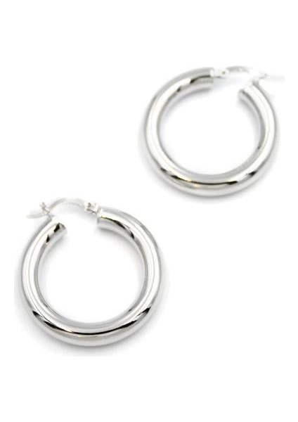 Büyük Boy Halka Küpe - Gümüş fiyatları