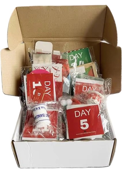 Noel Advent Takvimleri Noel Geri Sayım Takvimleri Yürümeye Başlayan Çocuklar Için 24 Günlük Geri Sayım Takvimi Yürümeye Başlayan Çocuk Erkek Çocuklar Için (Yurt Dışından)