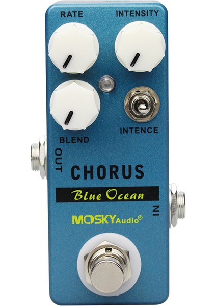 Moskyaudio Pedal De Guitarra Blue Ocean Chorus Guitar Effect Pedal True Bypass Metal Shell Chorus Bass Effect Footswitch (Yurt Dışından)