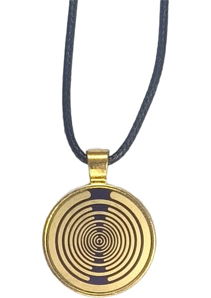 Lakhovsky Mwo Kolye Çok Dalgalı Osilatör Altın Kaplama Enerji Disk Kolye Kolye Denge Enerjisi C (Yurt Dışından)