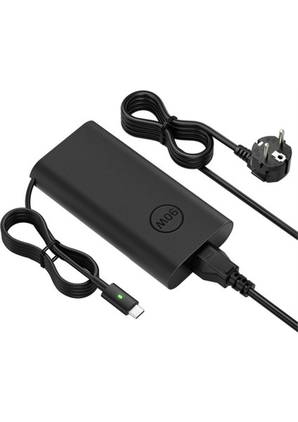 Dell Xps 15 17 Latitude 3000 7000 Serisi Precision 5470 3570 Tip C Ac Adaptör Güç Kablosu (Ab) Için 90W USB C Dizüstü Bilgisayar Şarj Cihazı (Yurt Dışından)