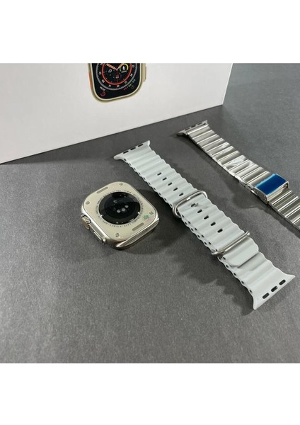 H11 Hello Watch Ultra 2, 1 GB Yükseltme, Metal ve Alpine Kordon, Hediye Aksesuar ile indirimleri