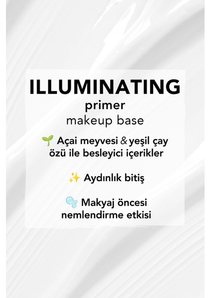 Illuminating Primer Aydınlık Görünüm Veren Kremsi Makyaj Bazı (001 White-Classic) 8690604164660 fiyatları