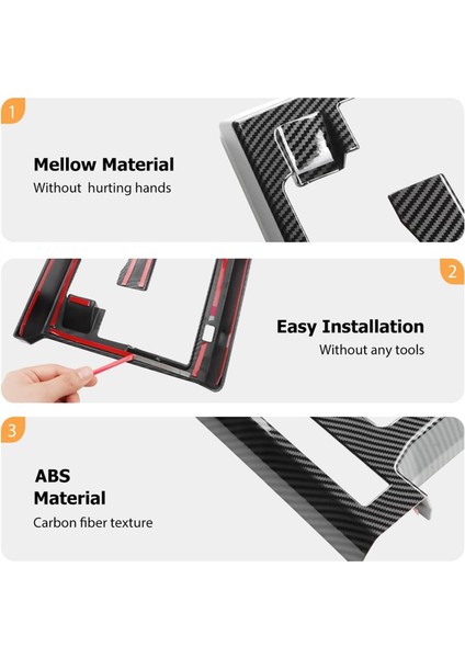 Toyota Tacoma 2024 2025 4runner 2025 Iç Aksesuarlar Lhd Için Merkezi Kontrol Vites Paneli Döşeme Kapağı (Yurt Dışından) modelleri