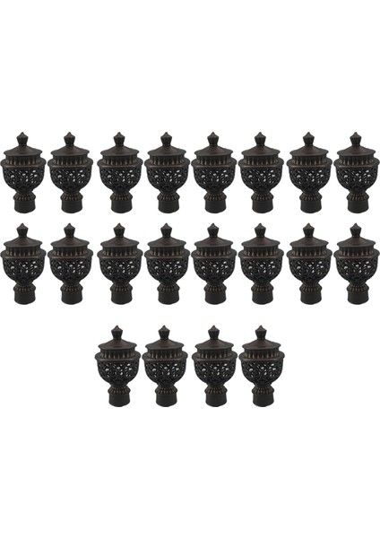 Avrupa Perde Çubuğu Aksesuarları Kapaklı Roma Çubuğu Aksesuarları Dekoratif Içi Boş Perde Çubuğu (Yurt Dışından)