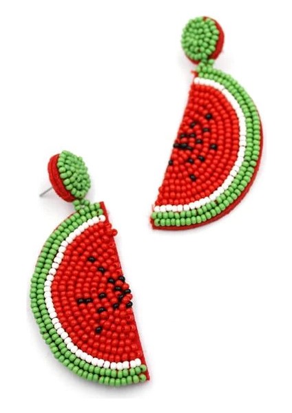 Karpuz Küpe - Kırmızı fiyatları