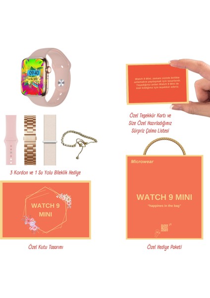 Kadınlar Için 41MM Akıllı Saat, Konuşma Özellikli, Şık ve Kullanışlı Ürün