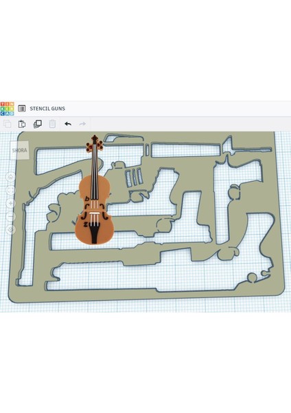 Şablon Tabancaları (Sadece Plastik Aparattır!!!) 3D
