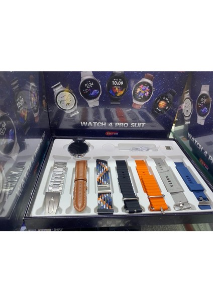 Çok Renkli Çok Fonksiyonlu 49MM Akıllı Saat, 7 Kordonlu, Güncel Tasarım