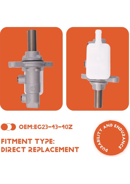Mazda Cx-7 2007-2016 Için Yağ Bidonlu EG23-43-40Z Araç Fren Ana Silindiri (Yurt Dışından) indirimleri