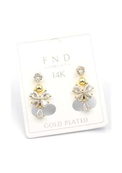 Çoklu Kelebek Küpe - Altın fiyatları