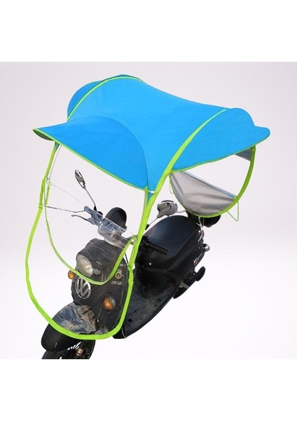 Motosiklet ve Scooter Için Yağmurluk Tentesi Gölgelik Branda (Yurt Dışından)