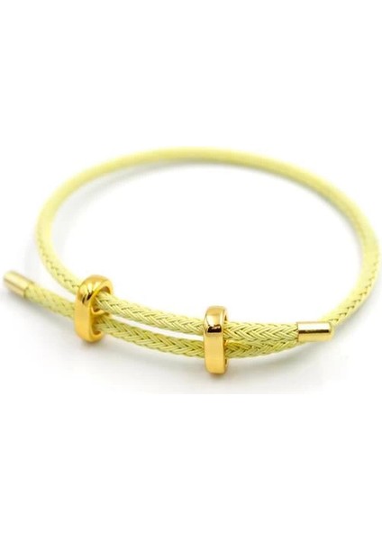 Hasır Bileklik - Sarı
