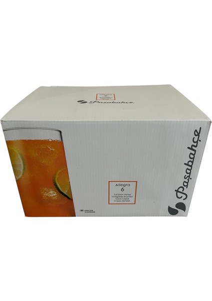Allegra Meşrubat Bardağı 6lı 470 cc