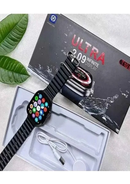 Şık Siyah Akıllı Saat 49MM 2.09INÇ Ios ve Android Uyumlu fiyatları