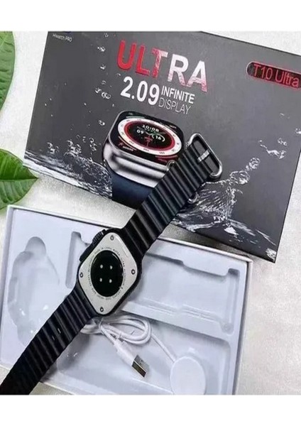 Şık Siyah Akıllı Saat 49MM 2.09INÇ Ios ve Android Uyumlu modelleri
