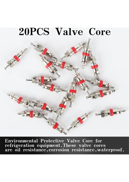 Çift Boyutlu Sae 1/4 Inç ve 5/16 Inç Portlu Pirinç Adaptörlü Vana Çekirdeği Sökme ve Takma Aleti, R22 R32 R410A Için Hvac Klima Onarımı (Yurt Dışından) modelleri