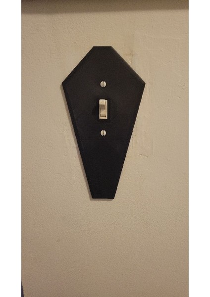 Tabut Işık Anahtarı Plakası (Sadece Plastik Aparattır!!!) 3D