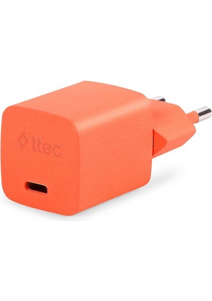 Smartcharger Gan 20W Pd Seyahat Hızlı Şarj Aleti + Usb-C - Usb-C 3A Kablo Neon Turuncu 2SCG20CN fiyatları