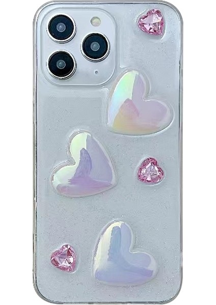 iPhone 15 Pro Için Aşk Tpu Kılıfı (Yurt Dışından)