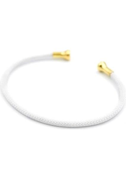 Hasır Pndr Bileklik - Beyaz