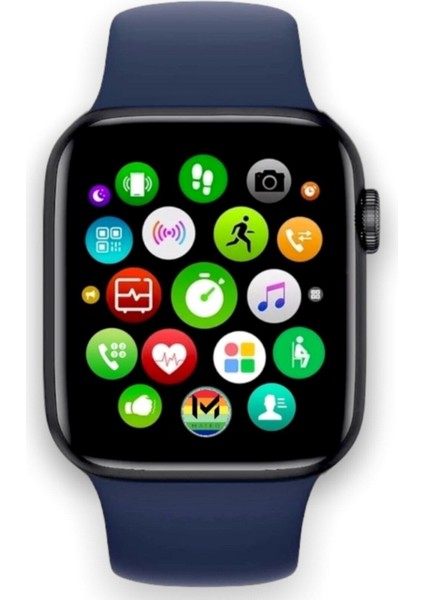 Lacivert Akıllı Saat, Sağlık ve Çağrı Takibi, Sensörlü ve Çok Fonksiyonlu