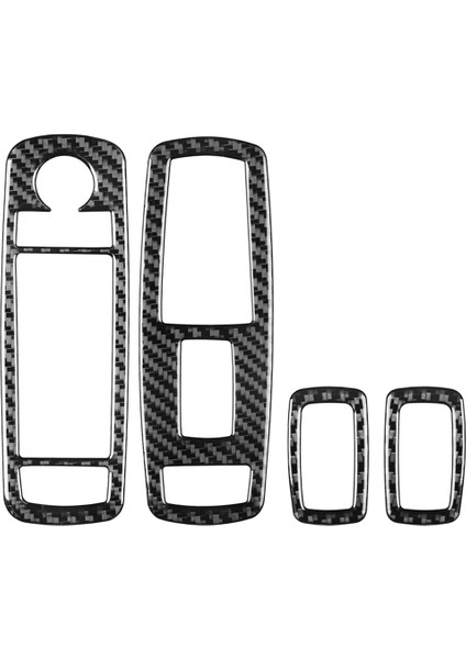Jeep Liberty 2008-2012 Cam Kaldırma Anahtarı Paneli Kapağı Döşeme Çıkartması Iç Aksesuarlar Için Karbon Fiber (Yurt Dışından)