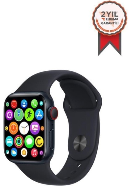 41MM Mini Akıllı Saat, Nfc, Gps, Bluetooth, Çağrı, Uyumluluk, Siyah