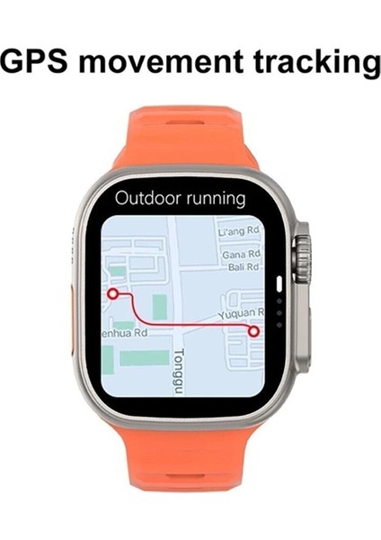 Turuncu Akıllı Saat 49MM, Gps, Nfc, Siri, iPhone 12 Uyumlu, 2.05 Inç Ekran