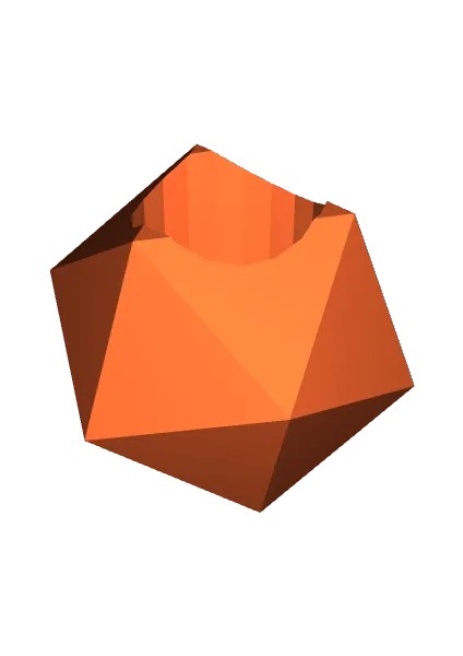 Icosahedron Ekici (Sadece Plastik Aparattır!!!) 3D