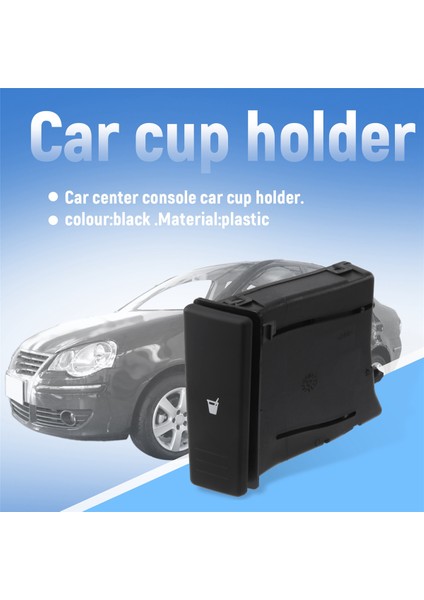 Polo 9n 2002, 2003, 2004, 2005, 2006, 2007, 2008, 2009, 2010 Için Araç Orta Konsol Bardak Tutucu Kart Yuvası 6q0 858 602 (Yurt Dışından) fırsatları