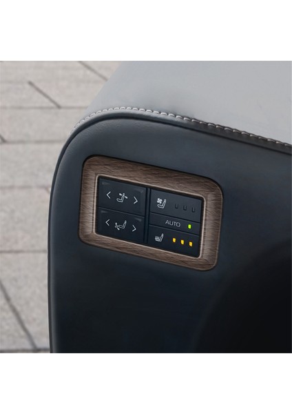Toyota Alphard/vellfıre 40 Serisi 2023+ Araç Orta Sıra Koltuk Kontrol Paneli Döşeme Çerçevesi Çıkartması Ahşap Desenli (Yurt Dışından) fırsatları