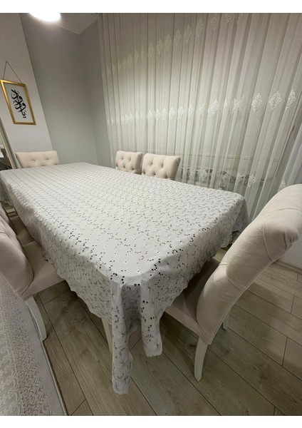 Brode Nakış Işlemeli Dertsiz Masa Örtüsü 150X250 fiyatları