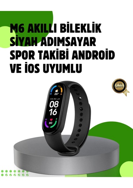 Renkli Bluetooth 5.0 Akıllı Bileklik, Kalp, Uyku ve Aktivite Takibi, Şık ve Pratik