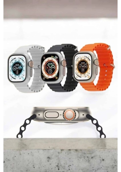 Renkli 49MM Bluetooth Akıllı Saat, Sağlık ve Spor Takip Özellikleri ile Trendy ve Şık indirimleri