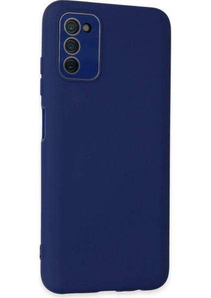 Samsung Galaxy A03S Kılıf Lansman Glass Kapak - Sky Blue fiyatları