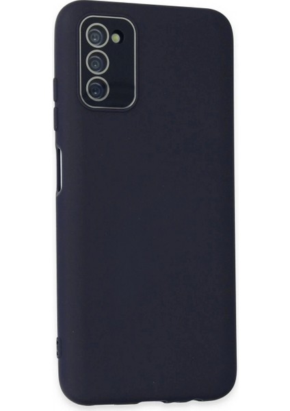Samsung Galaxy A03S Kılıf Lansman Glass Kapak - Lacivert fiyatları