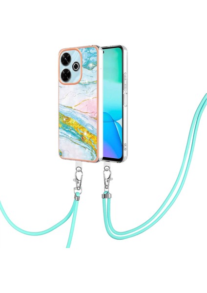 Redmi 13 4g Için Mermer Imd Tpu Kılıf (Yurt Dışından)