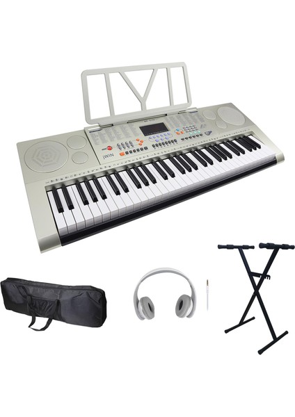 MK-6150 61 Tuş Hassasiyetli 5 Oktav Org Seti (Sehpa-Kulaklık-Kılıf)