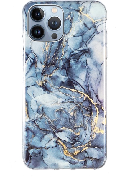 iPhone 15 Pro Için Mermer Tpu Telefon Kılıfı (Yurt Dışından)