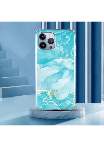 iPhone 15 Pro Için Mermer Tpu Telefon Kılıfı (Yurt Dışından) fırsatları
