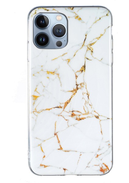 iPhone 15 Pro Için Mermer Tpu Telefon Kılıfı (Yurt Dışından)