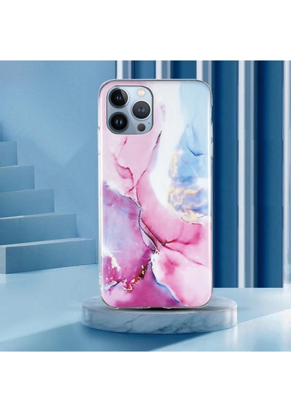 iPhone 15 Pro Için Mermer Tpu Telefon Kılıfı (Yurt Dışından) fırsatları