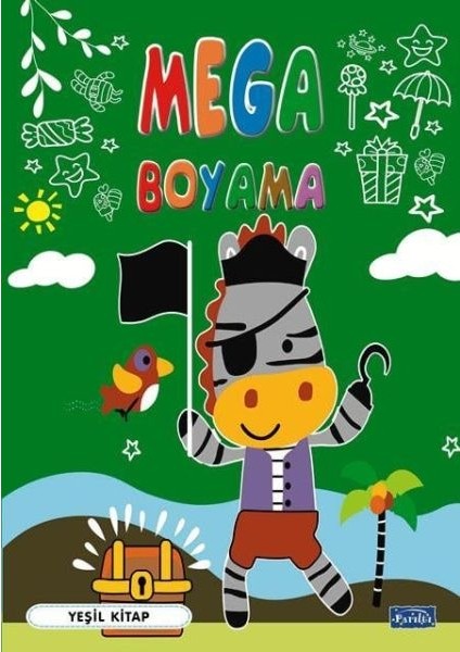 Mega Boyama Yeşil Kitap