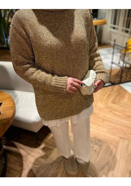 Yeni Sezon Premium Kalite Simli Kazak