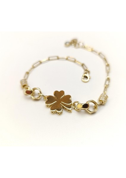 Yonca Bileklik Künye 14 Ayar Altın Hd Videolu fiyatları