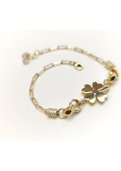 Yonca Bileklik Künye 14 Ayar Altın Hd Videolu fırsatları